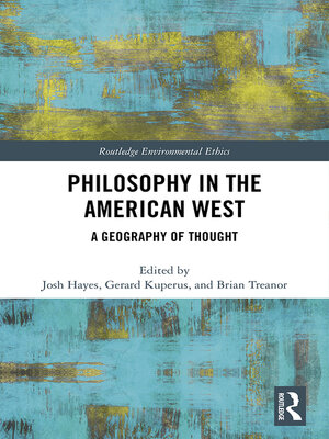 cover image of Philosophy in the American West